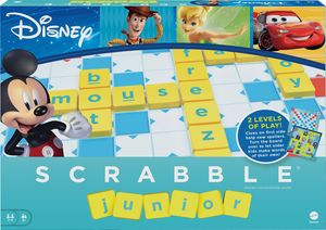 Mattel GYH64 - Disney - Scrabble - Junior - Wortspiel, Familienspiel, Brettspiel