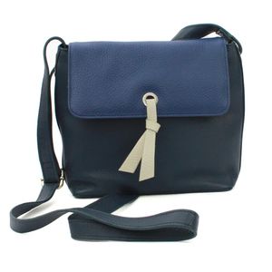 Eastern Counties Leather - Damen Handtasche "Zada", Leder EL420 (Einheitsgröße) (Marineblau/Kobaltblau)