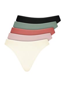 NUR DIE unterhose unterwäsche tanga thong Basic natur mix L (Damen)