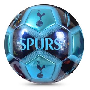 Tottenham Hotspur FC - Futbalová lopta s podpismi CS1584 (5) (čierna/modrá)