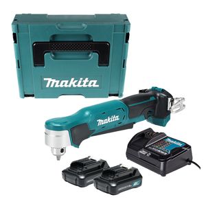 Makita DA 332 DSYJ akumulatorowa wiertarko-wkrętarka kątowa 12 V maks. 12 mm + 2x akumulator 1,5 Ah + ładowarka + Makpac