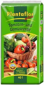 Plantaflor Plus Tomatenerde Gemüseerde Gewächshaus Erde 40 L (1 x 40 L)