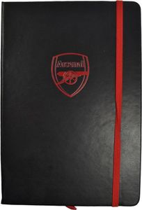 Arsenal FC - Zápisník "Premium", Crest, A5 BS4584 (jedna veľkosť) (čierna/červená)