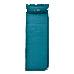 Camping Isomatte, Kompakte, Selbstaufblasende Schlafmatte mit leichtem, Ultraleichte Isomatte mit Kopfkissen Meteor 200×66×3,8 cm marineblau