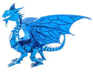 Metal Earth bausatz Blue Dragon, Farbe:blau