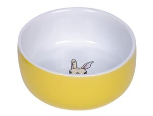 Nobby Nager Keramik Napf "Rabbit" : Gelb Ø 11cm x 4,5cm Farbe: Gelb Größe: Ø 11cm x 4,5cm