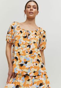 b.young BYMMJOELLA Damen T-Shirt Kurzarm Shirt Rundhalsausschnitt mit elastischem Bund Ausschnitt und Ärmelsaum mit Bindeband aus 100% Viskose LENZING(TM) ECOVERO(TM)