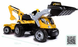 Smoby Traktor Builder Max Yellow