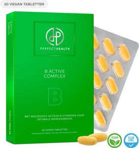 Perfect Health - Vitamin B Complex - Veganer Vitamin B1, B6, B12 und Biotin - Active Complex - 30 Biotin Tabletten