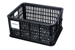 Basil Fahrradkasten Crate S, 40,4x29,8x20,2cm, 17,5ltr, Kunststoff, schwarz
