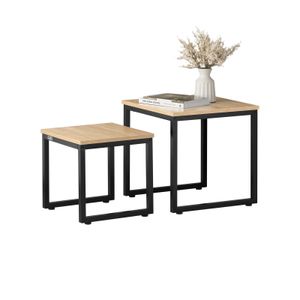 SoBuy® Set 2 konferenčných stolíkov, Set Table, Sofa Table, Coffee Table, FBT42-N