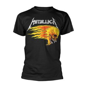 Metallica - "Flaming Skull Tour '94" T-Shirt für Herren/Damen Unisex PH2436 (XXL) (Schwarz)