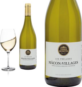 2022 Mâcon-Villages LES PRELUDES Chardonnay  von Vignerons Terres Secretes - Weißwein