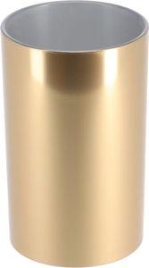 Tendance Zahnputzbecher gold Kunststoff 7,3x7,3x11,5 cm Badezimmer Dekoration
