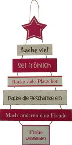 Dekoschild Weihnachten TANOLO
