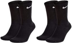 4 Paar Nike SX4508 Herren Damen Socken - Farbe: 4 Paar schwarz - Größe: 38-42