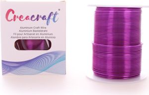Aluminiumdraht 1,35 mm x 80 m, Violett