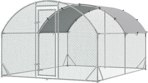 Aga Hühnergehege mit Plane 2,8x3,8x1,97 m
