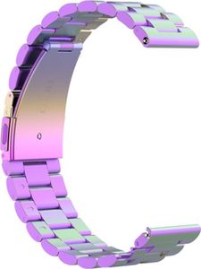 Sport Ersatz Armband für Huawei Watch GT 3 46 mm Edelstahl Band Loop, Farbe:Bunt