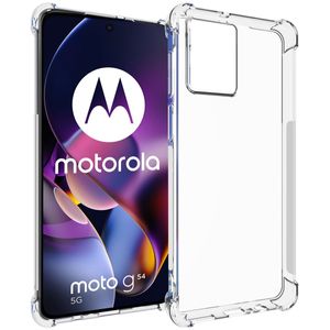 iMoshion Handy Hülle für Motorola Moto G54 - Silikon Anti Shock - Transparent
