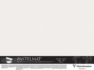Clairefontaine Pastelmat Pastellmalerei, 5 Bogen 100x140 cm, 360g Weiß 396170C
