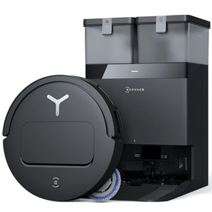 ECOVACS DEEBOT T50 PRO OMNI 15000 Pa Staubsauger Roboter mit Wischfunktion Saugroboter Schwarz