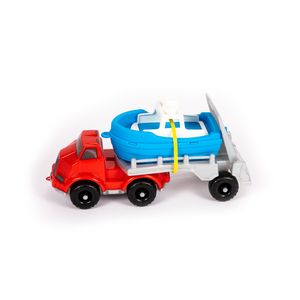Pilsan Kinderspielzeug LKW mit dem Schiff , Geeignet für Kinder ab 2 Jahren, Spaß und Lernspielzeug für Kinder, Gesundlich für Kindern g