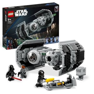 LEGO 75347 Star Wars TIE Bombe Modellbausatz mit Darth Vader Minifigur mit Lichtschwert und Gonk-Droide, baubares Spielzeug mit Starfighter als Geschenk