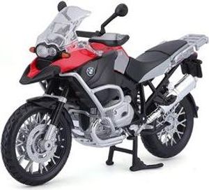 Maisto 31157 - Modellmotorrad - BMW R1200GS (schwarz-rot, Maßstab 1:12)