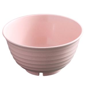 1100 ml Schüssel Hitzebeständige leicht zu reinigende Tragbare Nudelschale für Esszimmer-Rosa