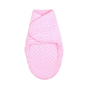 Pucksack Baby 0-3 mesiace Winter - Swaddle Blanket Rompersack s Minky Pink
