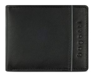 Bugatti Banda kleine RFID Leder Geldbörse Portmonee 491330, Farbe:Schwarz