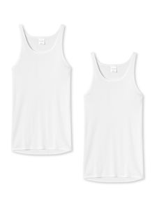 Schiesser unterhemd unterzieh-shirt ärmellos schulterfrei Original Classics white 9