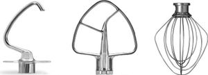 Fur KitchenAid 5KSM5TH3PSS Küchenmaschinen Zubehör-Set aus Edelstahl，Komplett aus Edelstahl gefertigt und spülmaschinenfest