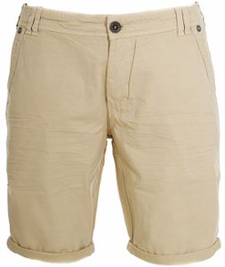 M.O.D Herren uni Chino Shorts MOD SP15-BS538 Capri Bermuda kurze Hose einfarbig, Grösse:W34, Farbe:Beige