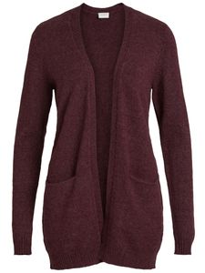 VILA CLOTHES Strickjacke Damen Textil Burgund GR72189 - Größe: M