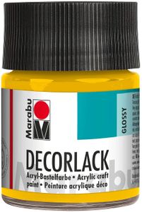 Marabu Acryllack "Decorlack" mittelgelb 50 ml im Glas