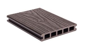 G21 Terasová doska G21 2,5 x 14,8 x 400 cm, tmavé drevo, WPC G21-6391041