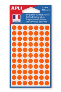 agipa Markierungspunkte Durchmesser: 8 mm rund orange 462 Stück