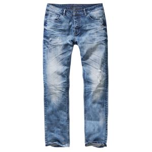 Pánské džíny Brandit Will Washed Denim Jeans blue washed - 36/32