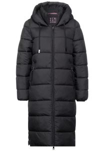 Street One GmbH long light padded coat w. hood Black 38