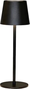 Lampa LED bez kábla Dotyková stolná lampa Stolná lampa Lampa bezdrôtová stmievateľná 27 cm čierna
