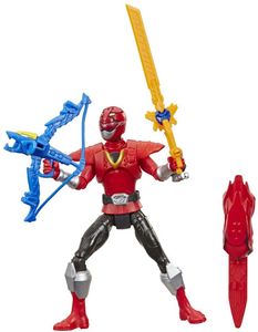HASBRO - Figura Beast X Mode Red Ranger Power Rangers Beast Morphers 15cm