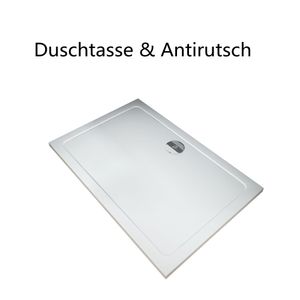 Rechteckig 80X70cm Duschtasse Duschwanne Flach Acryl Acrylwanne Weiß