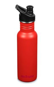 Klean Kanteen Classic with Sport Cap Trinkflasche – Tiger Lily