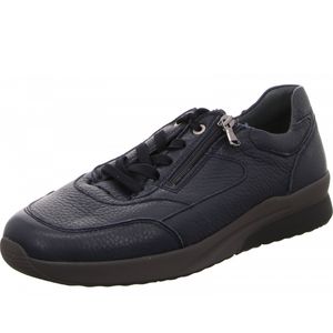 Waldläufer Schnürhalbschuhe bequem in blau, Gr. 6.5