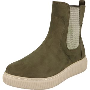 Jana Softline Damen Chelsea Art: 8-8-25461-29 in khaki (grün) - Größe:40