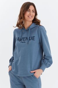 fransa FRFXTESWEAT Damen Sweatshirt Kapuzenpullover Hoodie Pullover mit Print und Kapuze