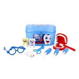 Dentis Kinder Zahnarzt Doktor Dr. Spiel Koffer Dentist Kit mit Gebiss und viel Zubehör