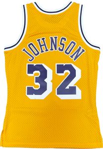 Mitchell & Ness HWC Swingman Jersey Los Angeles Lakers yellow - M. Johnson #32 | NBA XXL